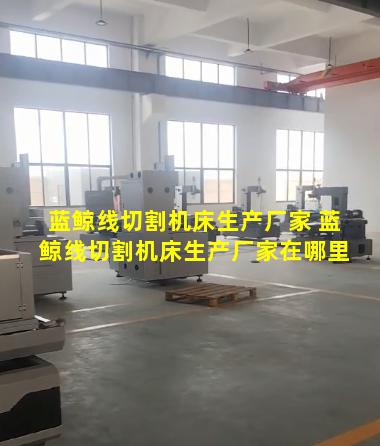 蓝鲸线切割机床生产厂家 蓝鲸线切割机床生产厂家在哪里